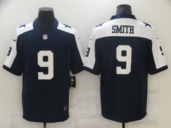 Men's Dallas Cowboys #9 Jaylon Smith Navy Vapor Untouchable Limited Stitched Football Jersey